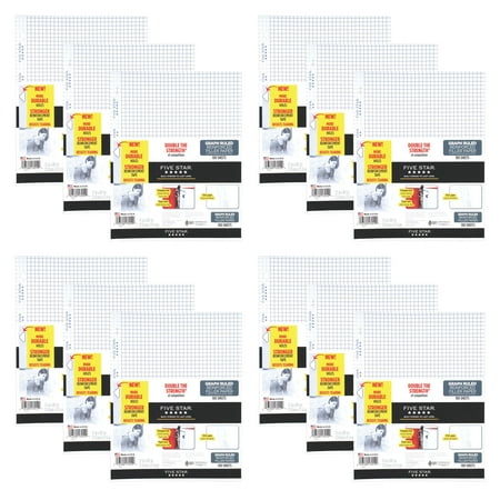 five star reinforced filler paper graph ruled 11 quot x 8 1 five star graph paper