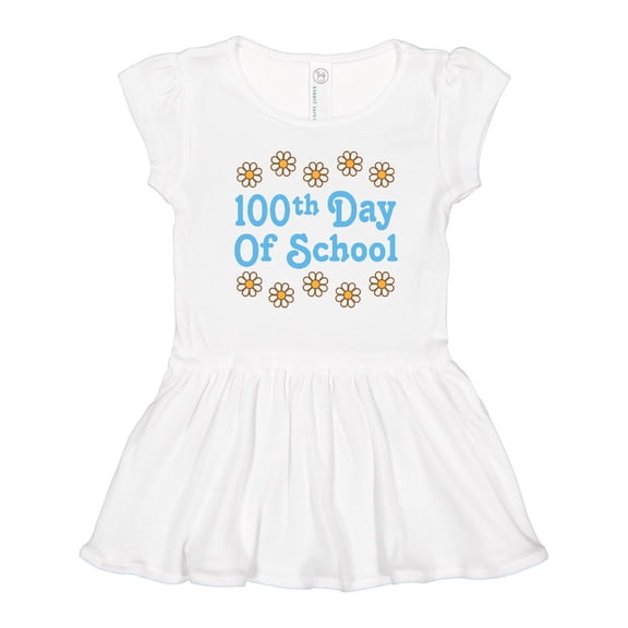 Inktastic 100th Day of School Party Girls Toddler Dress