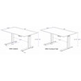 thumbnail image 4 of Stand Up Desk Store Electric Adjustable Height Standing Desk with Programmable Memory (Charcoal Frame/Natural Walnut Top, 60" Wide), 4 of 4