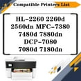 thumbnail image 2 of TN-2325 TN2325 Toner Cartridge, Compatible for Brother HL-2260 2260d 2560dn MFC-7380 7480d 7880dn DCP-7080 7080d 7180dn Printers【High Print Volume with Chip】, 2 of 7