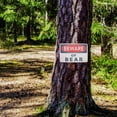 thumbnail image 3 of WEUVEB Vintage Bear Caution Metal Sign for Outdoor Garden Yard Decor - Warning Sign for Home Safety, 3 of 8
