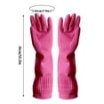 thumbnail image 5 of TERGAYEE Heavy Duty Rubber Gloves,Dishwashing Gloves,Reusable Latex Cleaning Gloves,Versatile Latex Chemical Resistant Gloves for Housework,Kitchen,Bathroom, 5 of 7