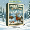 thumbnail image 6 of CCOCC 2026 New National Parks Advent Calendar24 Days Christmas Countdown Calendar with 24 Iconic Landscapes Ornaments of National Parks Christmas Tree Decor Gift for Nature Lovers(1Pcs), 6 of 7
