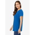 thumbnail image 3 of Woman Within Plus Size Perfect Crewneck Tunic, 3 of 6