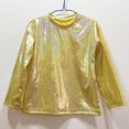 thumbnail image 1 of Traje de actuación de la Patria cantando, estilo chino, para estudiantes de primaria y secundaria, para banquetes, camiseta suelta de manga larga con lentejuelas, traje de baile, 1 of 5