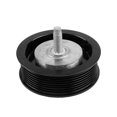 thumbnail image 2 of KarParts360 For Cadillac CTS 2016 2017 2018 2019 Supercharger Belt Idler Pulley Multiple Black | 8 Groove | 0.67 Inches Inside Diameter | 3.78 Inches Outside Diameter | 1 Mounting Hole, 2 of 3