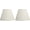 Eggshell, variant on Urbanest Softback Mushroom Pleated Lamp Shade – 5" Top x 9" Bottom x 7" Slant Height – Gold Lamp Shade – Classic Softback Lampshade for Table Lamp, Wall Lamp & Accent Lighting - 1 Piece