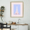 thumbnail image 2 of Stupell Industries Paris Pastel Eiffel Tower Gold Framed Floater Canvas Wall Art design by Pooja Dave, 31 x 25, 2 of 9
