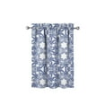 thumbnail image 2 of Blue and White Porcelain Kitchen Curtains Farmhouse Country Summer Short Tier Curtain for Washable Kitchen Cafe Decor Rod Pocket Window Drapes 2 Panels 27.5x36 Inch, 2 of 5