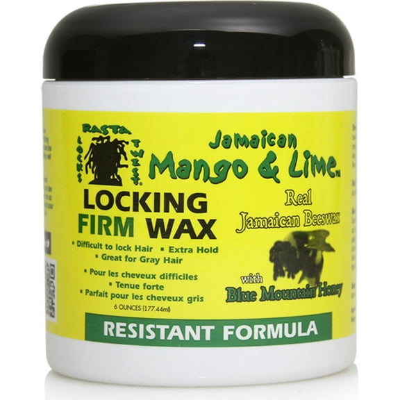 Jamaican Mango & Lime Locking Firm Wax Resistant Formula, 6 oz (Pack of 2)