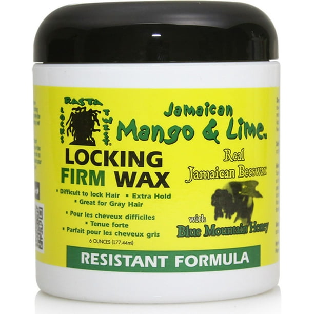 Jamaican Mango & Lime Locking Firm Wax Resistant Formula, 6 oz (Pack of 2)