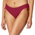 thumbnail image 4 of Roxy Women's Standard Solid Beach Classics Full Bikini Bottom, Tibetan RED, XL, 4 of 6