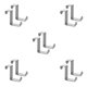 thumbnail image 1 of Inteprter 2pcs Over Door Hooks Multifunctional Cabinet Z-shaped Household Hanger Kitchen Rack Clasp Clothes Hangers Punch-Free Type3 NO3, 1 of 6