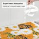 thumbnail image 5 of Fotbe White Floral and Butterflies Alfombrilla de Secado para Cocina con Estampado, 18x24 Pulgadas, 5 of 7