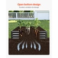 thumbnail image 5 of Metal Raised Garden Bed Galvalume Planter Box 8x4x1 ft Dark Gray Outdoor, 5 of 11