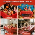 thumbnail image 7 of Mitzzllc Plastic Table Cloth Disposable 8 Pack,54 x 108 inch Leakproof & Sturdy Decorative Tablecloths,Rectangle Red Plastic Table Cover, 7 of 7