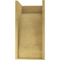 thumbnail image 4 of 12"W x 12"D x 24"H Wide Moab Rough Cedar Woodgrain TimberThane Corbel, Primed Tan, 4 of 6
