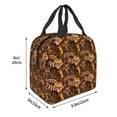 thumbnail image 3 of Fotbe Beautiful Ethnic African Women Bolsa Térmica con Estampado y Forro de Aluminio Grueso Bolsa de Almuerzo con Bolsillo Frontal para Hombres y Mujeres, Ideal para Trabajo, Escuela, 3 of 8