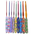thumbnail image 1 of CIMAXIC 9pcs Weaving Tools Set Polymer Clay Handle Crochet Hooks Kit for Home Use,6.1"X0.47"X0.47", 1 of 4