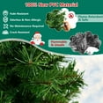 thumbnail image 6 of Gymax 2 PCS 4 FT Pre-Lit Potted Christmas Tree Artificial Entrance Tree w/ LED Lights & 160 Branch Tips, 6 of 10