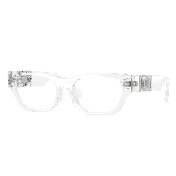 Versace VK 3008U Plastic Unisex Irregular Eyeglasses Crystal 46mm Child
