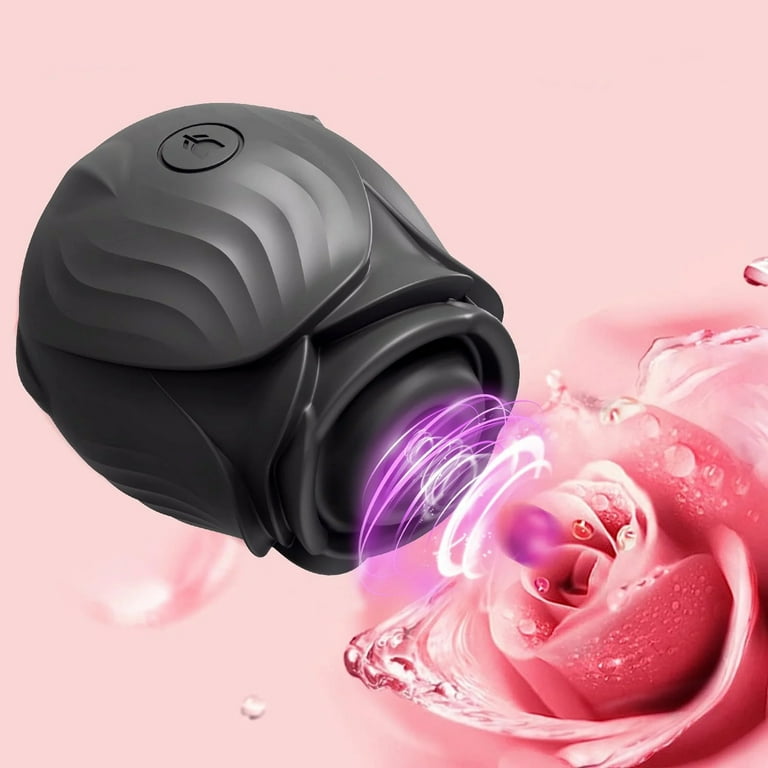 Vibrator Rose Sex Toys Sucking Vibrator for Women, Black - Walmart.com