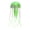 Green Jellyfish, variant on Glow-in-the-Dark Jellyfish Decor, 7.1" Simulation Aquarium Pool Decoration, Fluorescent Soft Floating Ornament, Waterproof Swimming Pool Accessory, Eco-Friendly PVC