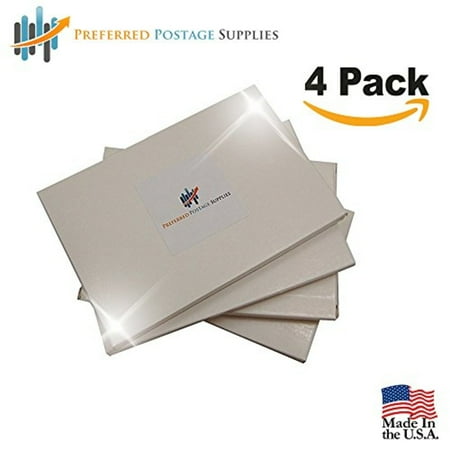Usp 35 Money Saver 4-Pack (400 Labels) (USPS Approved) Double Postage Meter Tapes 5.5 x 3.5 Compares to Pitney Bowes 612-0, 612-7, 612-9 & 620-9 Postage Meter Tape 05204 2 labels/Sheet ()