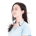 thumbnail image 2 of Ventilador de cuello colgante sin aspas Cómodo ventilador de banda para el cuello plegable para exteriores (blanco) Tmvgtek Libre de BPA, 2 of 8