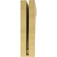 thumbnail image 4 of 4"W x 16"D x 16"H Thin Rivera Rough Cedar Woodgrain TimberThane Corbel, Primed Tan, 4 of 6