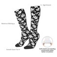 thumbnail image 6 of Fotbe Lilies Flowers print Women's Men's Novelty Crew Socks Cotton Socks Knee High Socks for Walking,Running,Nurses,Pregnancy, 6 of 8