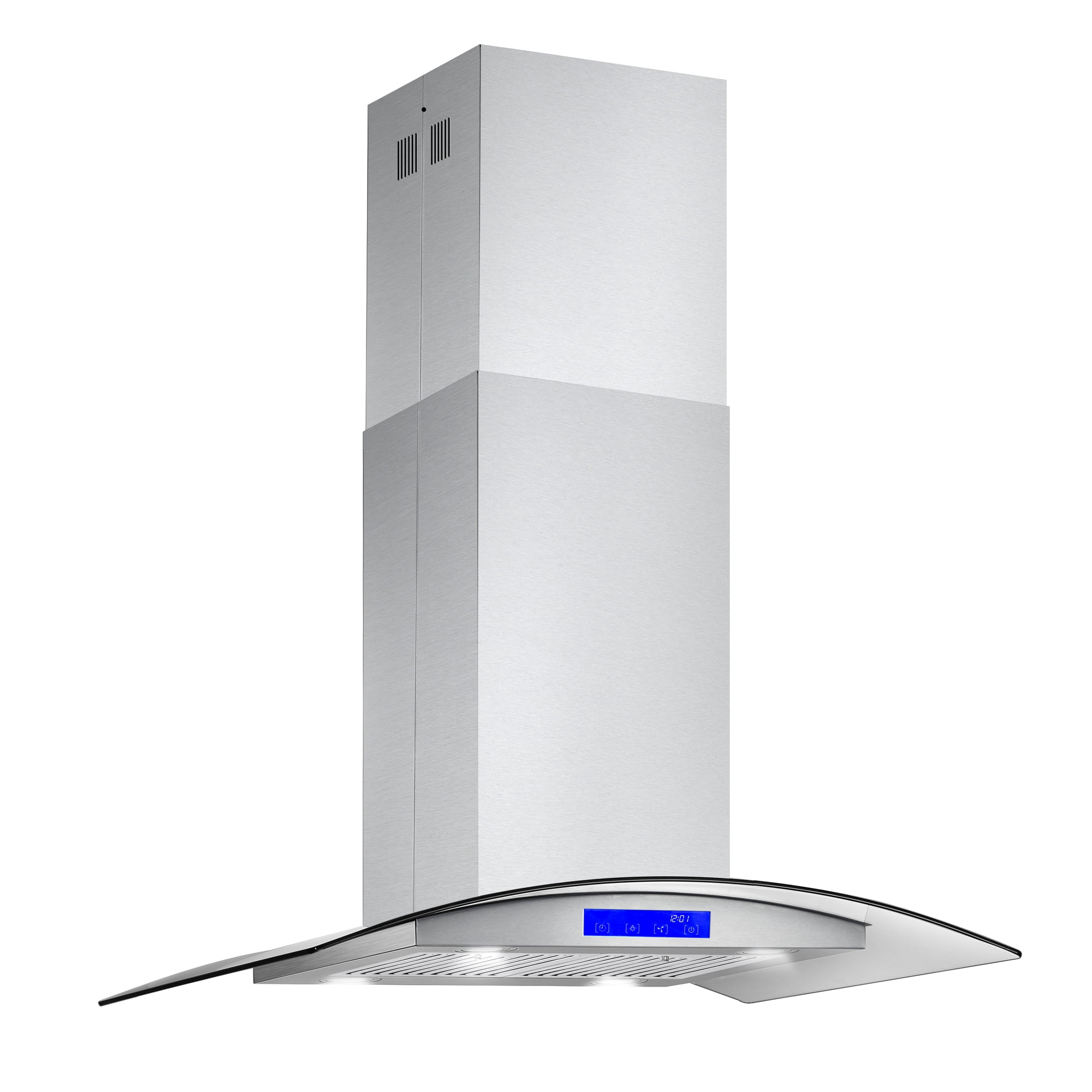 Cosmo 3 Piece Kitchen Appliance Packages with 36" Freestanding Gas Range Kitchen Stove 36" Island Range Hood & 24" Built-in Fully Integrated Dishwasher Kitchen Appliance Bundles