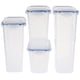 thumbnail image 2 of Juego de cubos de almacenamiento de alimentos LockNlock Easy Essentials de 8 piezas, 2 of 4