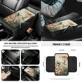 thumbnail image 6 of Jeiento Hummingbird 14 PCS Car Seat Cover Full Set Steering Wheel Cover Seat Belt Cover Trash Can Rear View Mirror Cover Flowers Coaster Center Console Cover Gear Shift Knob Cover Set Universal Fit, 6 of 7