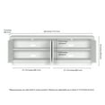 thumbnail image 3 of Evelyn&Zoe Oswald Rectangular TV Stand for TV's up to 75", White, 3 of 8
