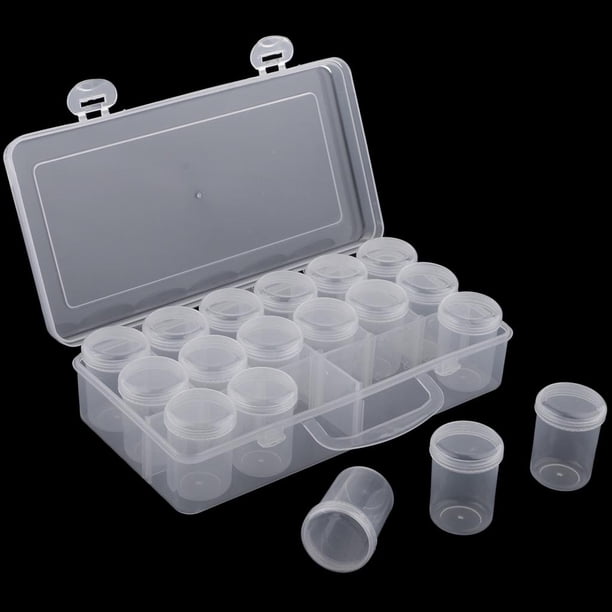 Caja De Herramientas De Joyería De Plástico Titular De Caja De Almacenamiento Organizador Piezas Pequeñas perfecl Recipientes de almacenamiento
