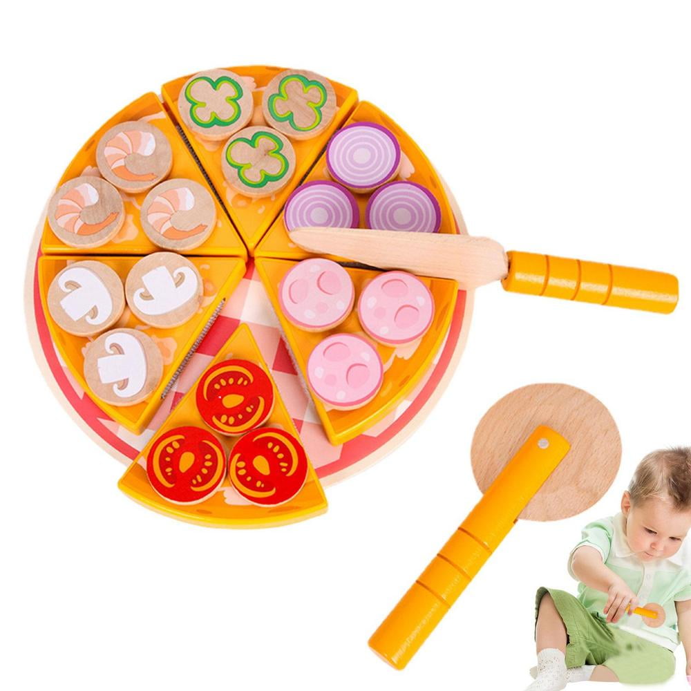 beton vleet President Vokewalm Wooden Pizza Toys Pizza Pretend Play Set Wooden Pizza Toy For Kids  Pizza Play Food Set Simulated Food For Improving Fine Skills Hands-On  Ability favorable - Walmart.com