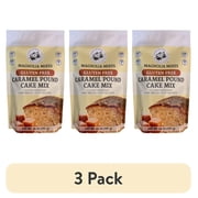 (3 pack) Magnolia Mixes Caramel Gluten-Free Pound Cake Mix, 14 oz Bag