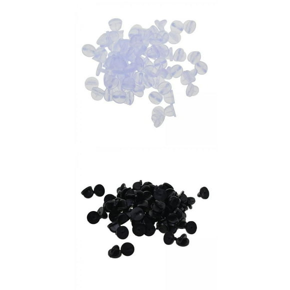 veasfak Embrague de Mariposa Pinback de Silicona de 400 Piezas para Varillas de Insignia