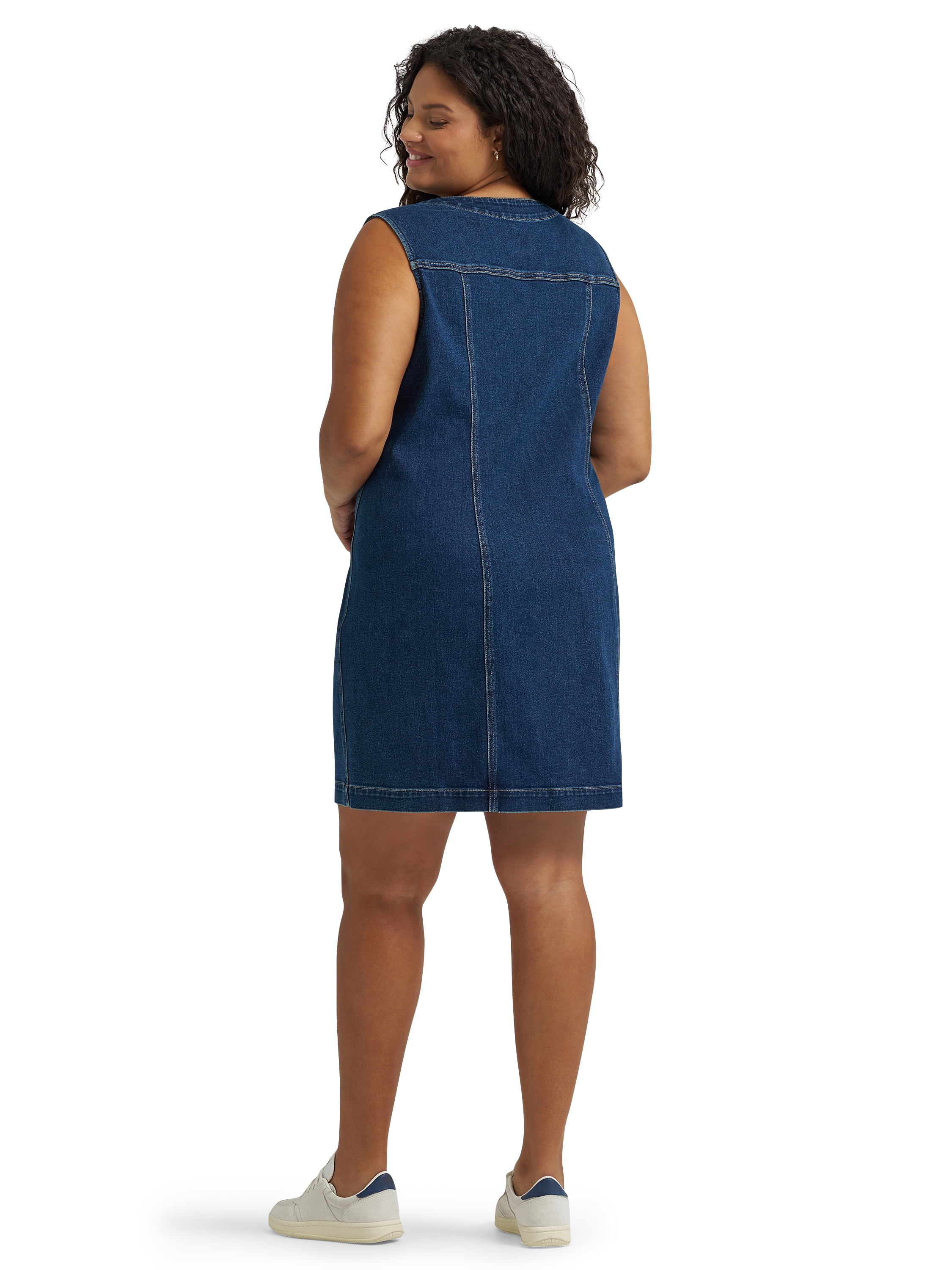 Lee® Women's Plus Heritage Sleeveless Rider Denim Dress, Sizes 0X-4X