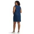 thumbnail image 4 of Lee® Women's Plus Heritage Sleeveless Rider Denim Dress, Sizes 0X-4X, 4 of 6