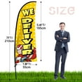 thumbnail image 3 of QSUM We Deliver Sign Feather Flag with Pole Kit,7FT We Deliver Decoration Display, We Deliver Business Sign,We Deliver Swooper Flag，Advertising Flag, 3 of 5