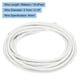 thumbnail image 2 of Cable de alta temperatura de 5 metros/16.4 pies 11AWG, cable flexible de mica, cable trenzado aislado de alta temperatura blanco, 2 of 5