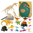 thumbnail image 1 of weibbin Dinosaur Fossil Excavation Kit with Volcano Eruption, 12 Eggs Science Toy, 1 of 7