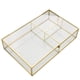 thumbnail image 1 of Joyero de cristal, expositor de joyas, contenedor de escritorio para pintalabios, talla S, 1 of 6