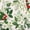 Floral Xmas, variant on Gift Wrapping Paper Roll 58" x 23", Printed Gift Wrap, Easy Cut & Fold, Durable Paper for Birthday, Holiday, Party and DIY Crafts,1 Roll