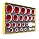 thumbnail image 1 of Troqueles De Caja Trasera De Reloj, Juego De Herramientas De Prensa De Reloj Para Evitar Arañazos, 24 Troqueles De Diferentes Tamaños Profesionales Para Reparadores De Relojes, 1 of 7