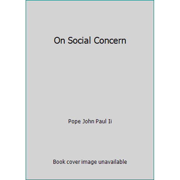 Pre-Owned On Social Concern (Paperback) 0819869236 9780819869234