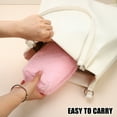 thumbnail image 5 of Unique Bargains Small Plush Makeup Bag Soft Beauty Cosmetic Bag Cute Travel Zipper Toiletry Bag for Women Pink, 5 of 7