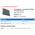 thumbnail image 2 of A/C Condenser - Compatible with 2008 - 2013 Smart Fortwo 2009 2010 2011 2012, 2 of 2